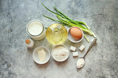 Заливной пирог с яйцом в духовке