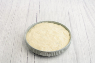 Заливной пирог с курицей и грибами