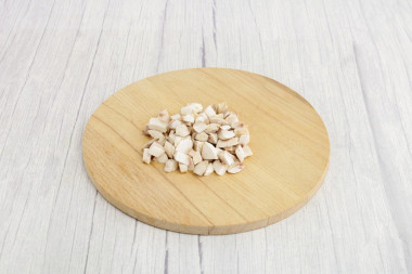 Заливной пирог с курицей и грибами