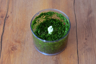 Азербайджанские кутабы с зеленью