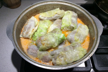 Голубцы из молодой капусты