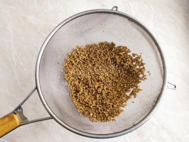 Гречка с рыбой в духовке