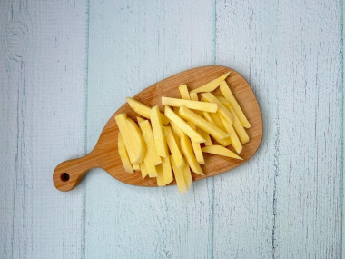 Картошка с замороженными овощами