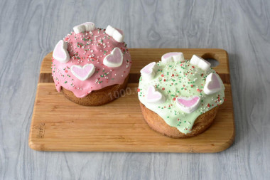 Кулич пасхальный с желатином