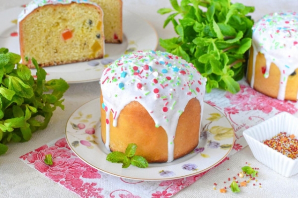 Кулич сахарный