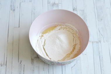 Лепешка без начинки на сковороде