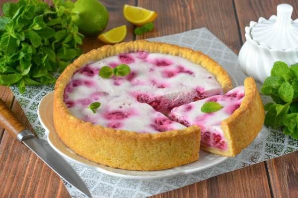 Малиновый пирог