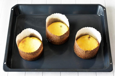 Пасхальный кулич на сливках