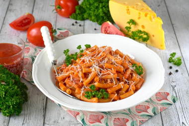 Паста в аэрогриле