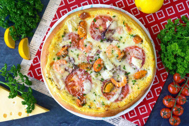 Пицца морская