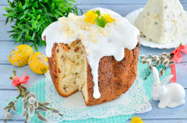 Простой кулич в хлебопечке