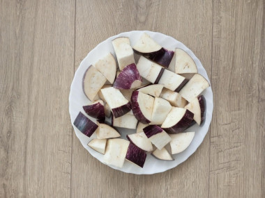 Рагу с курицей и баклажанами