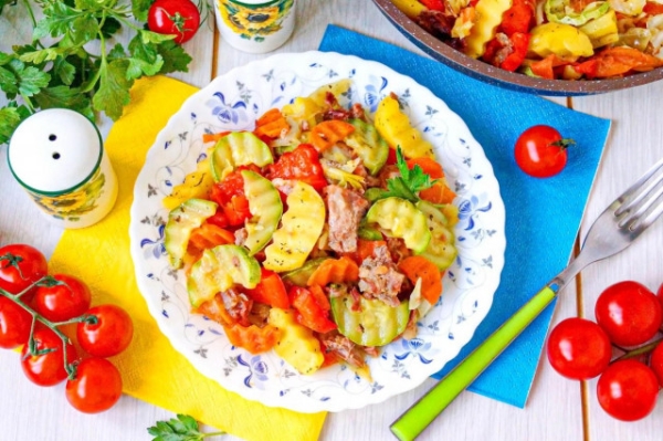 Рагу с тушенкой