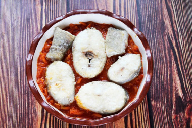 Рыба под маринадом в духовке