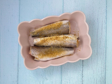 Рыба в фольге в аэрогриле