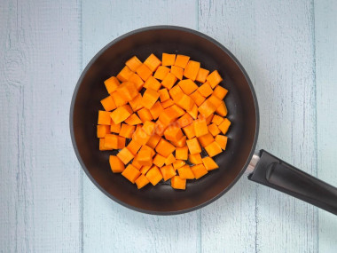 Сладкие кусочки тыквы