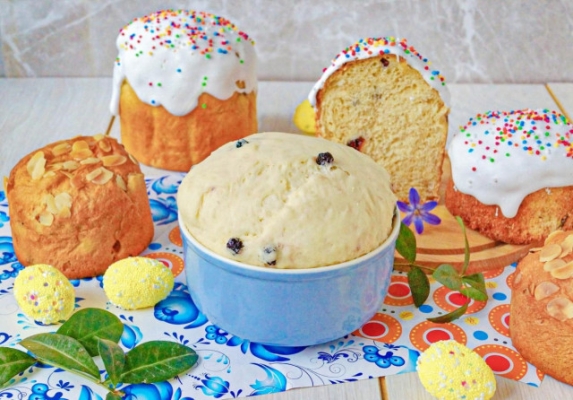 Тесто для куличей на топленом молоке