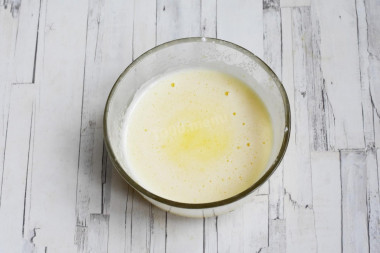 Заварной крем с вишней