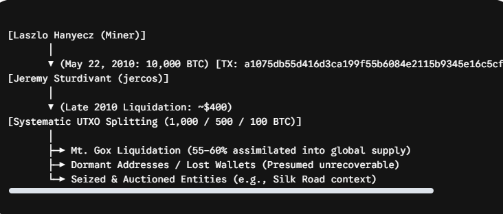 Что произошло с 10,000 BTC, которые Ласло Ханьец заплатил за 2 пиццы?