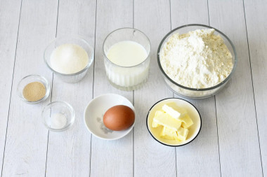 Булочки с шоколадной глазурью