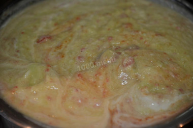 Кабачковая икра с майонезом и томатной пастой на зиму