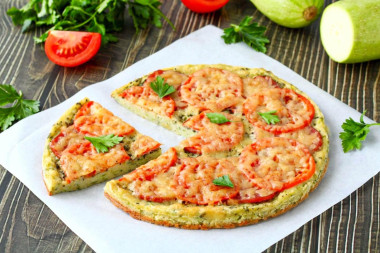 Кабачковая пицца из кабачков в духовке