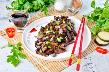 Карамелизованные баклажаны с хрустящей корочкой
