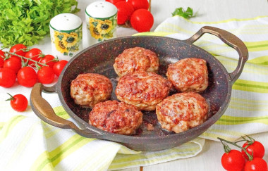 Котлеты с манкой и яйцом
