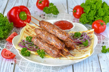 Люля кебаб в аэрогриле