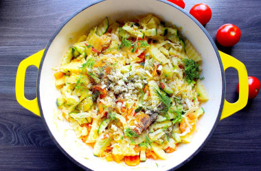 Рагу овощное с капустой и с картошкой