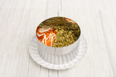 Салат крабовые палочки сыр морковь
