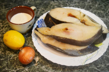 Шашлык из рыбы на мангале