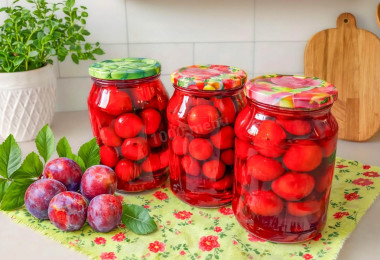 Сливы в сиропе на зиму