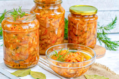 Солянка из капусты на зиму