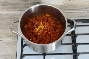 Джем из тыквы с курагой и лимоном на зиму