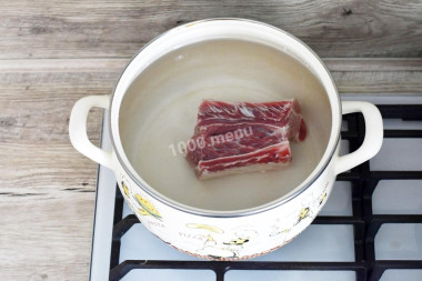 Харчо с грецкими орехами