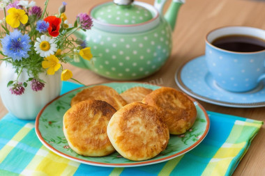 Классические сырники из творога на сковороде