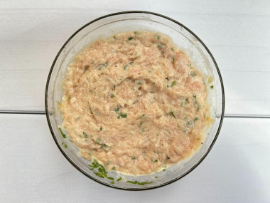 Куриные оладьи с манкой