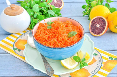 Морковь с сахаром салат