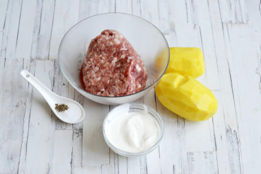 Пирог с картошкой и фаршем в духовке