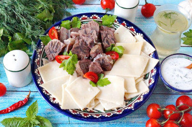 Кумыкский тонкий хинкал