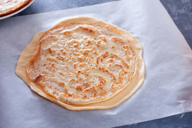 Курник классический с курицей и картошкой и блинами