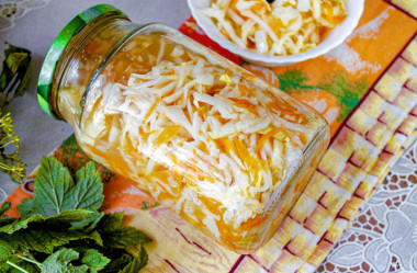 Капуста в литровых банках на зиму