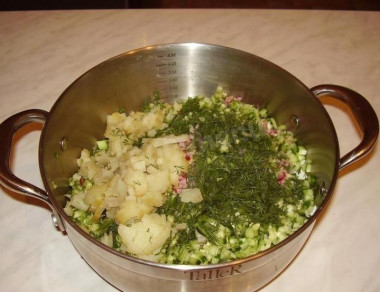 Окрошка на тане ПП
