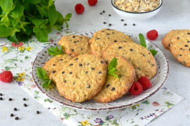 Овсяное печенье с шоколадной крошкой
