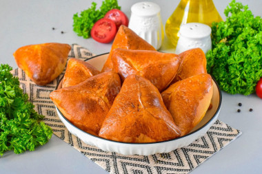 Пирожки с мясом в аэрогриле