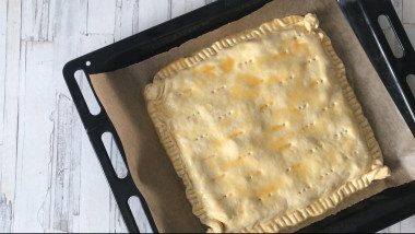 Слоеный пирог с рисом