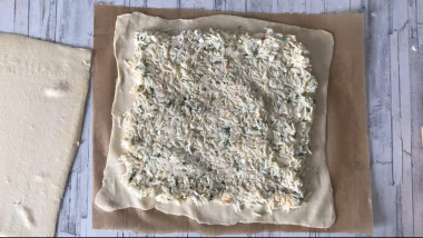 Слоеный пирог с рисом