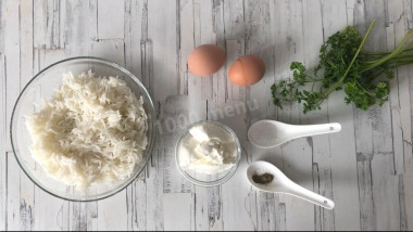 Слоеный пирог с рисом