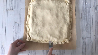 Слоеный пирог с рисом